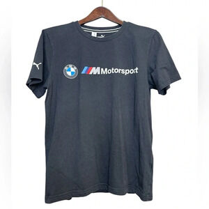 Puma BMW M Motorsport Black TShirt Size M